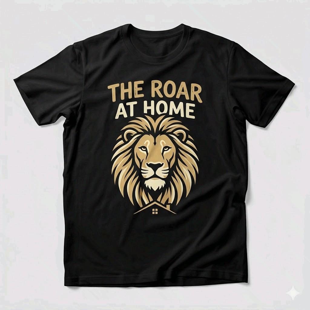 The Roar At Home Lion Dad Shirt Father’s Day Gift For Dad Tee S