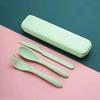 Portable Cutlery Set, Thickened Plastic Cutlery, Forks and Spoons, Reusable, Suitable for Travel, Restaurants, Students, Gift Sets Christmas