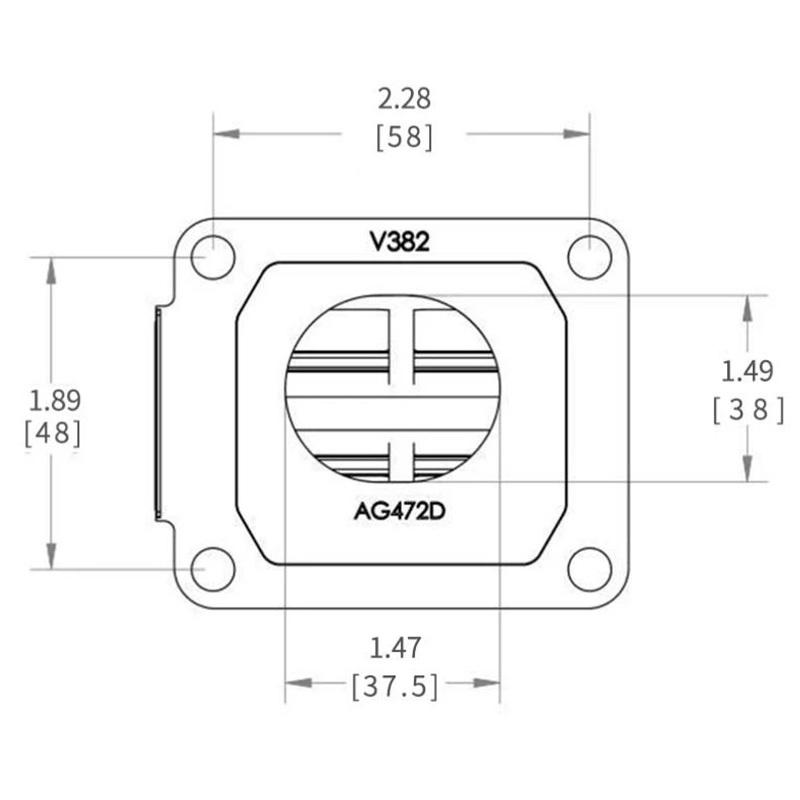 For VForce3 V382S-A Reed Valve For Yamaha YZ85/YZ80 Suzuki RM85L For Yamaha DT100 DT125 DT175 TY175 TY250 AT2 AT3 02-15 V382S-A