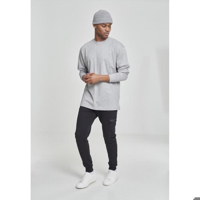 T-shirt - URBAN CLASSICS - Tall - Manches Longues - Coupe Loose - Gris