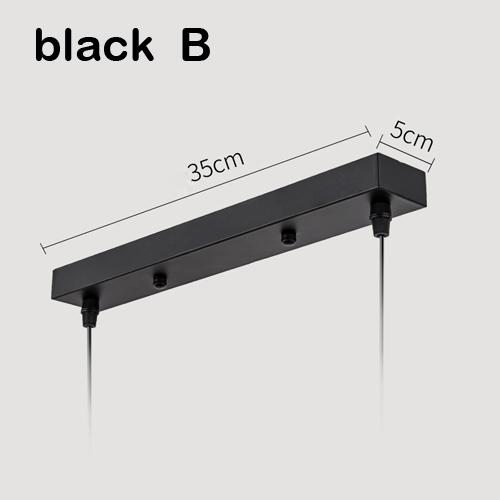 

DIY Черный круглый поднос потолочные лампы подносы Длинный поднос потолочные лампы Подвесные лампы Потолочный светильник Подвесной светильник Аксессуар для освещения