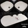 Beaver Cartoon Cotton Linen Car Seat Cushion for Hyundai Festa, Elantra, Tucson - All-Season Use.