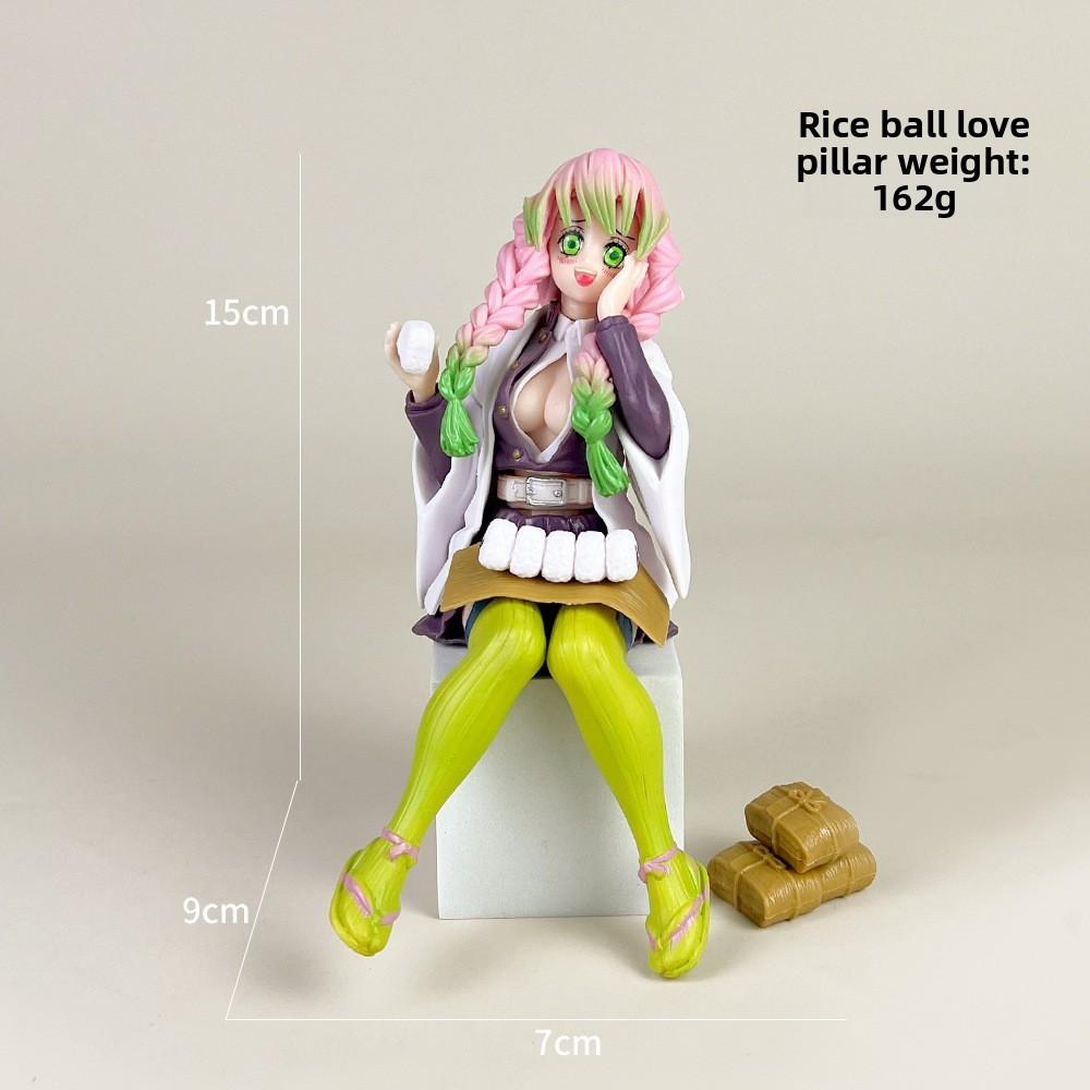 Nezuko Tanjirou Kochou Shinobu Anime-Charakter Sitzhaltung Modell Ornament