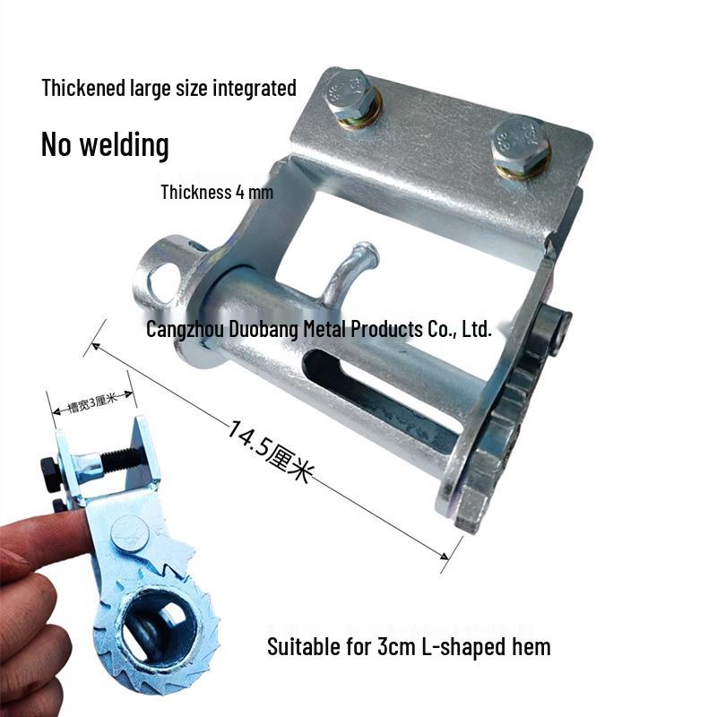 Universal Weld-Free Rope Tightener for Wuling & Changan Micro Trucks: Screw Fixing, Strap Tightener, Hanging Tensioner Weld-Free Rope Tightener