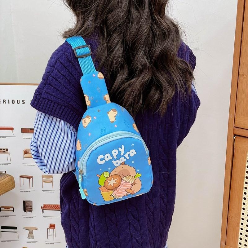 Lightweight Unisex Colorful Kids Crossbody Bag With Fun Print Adventures Outdoor