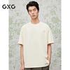 GXG Men's Round Neck Loose Fit Cotton Knit T-Shirt
