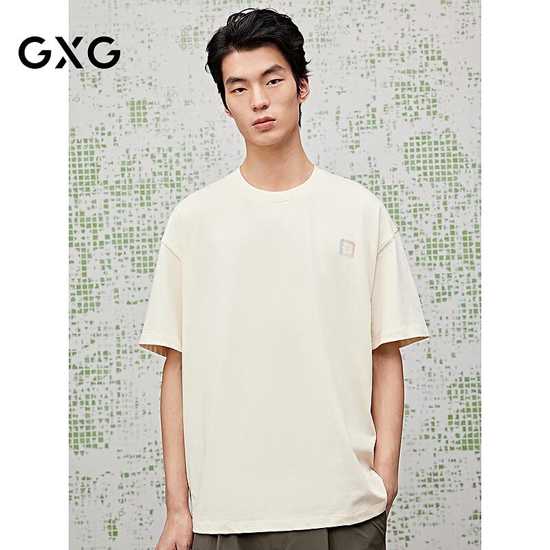 

GXG Men s Round Neck Loose Fit Cotton Knit T-Shirt M