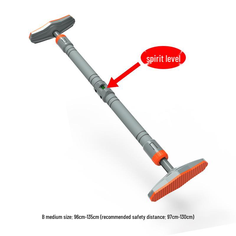 Home Wall-Mounted Indoor Pull-Up Bar: Single Bar for Family Fitness