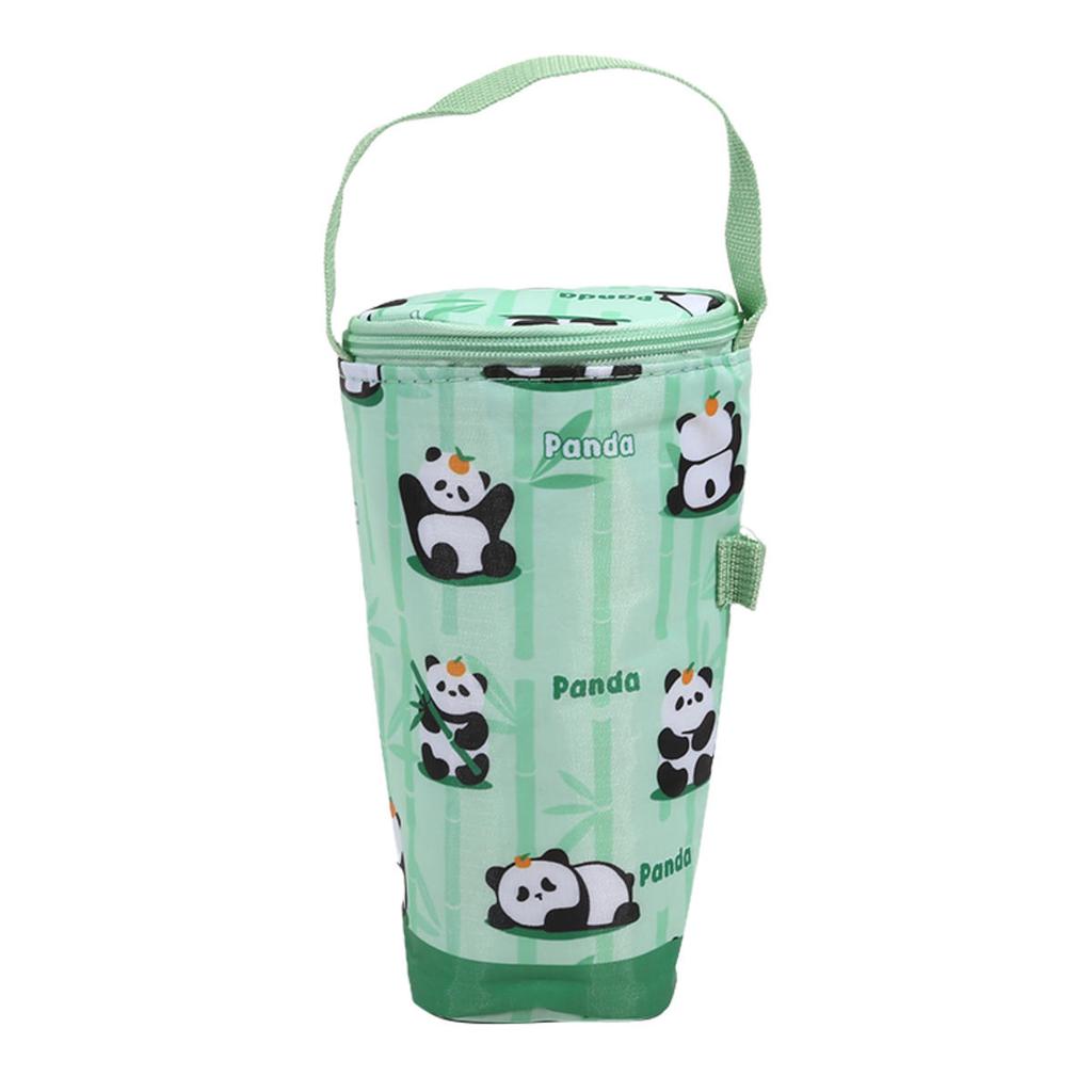 Portable Milk Tea Tote Bag Heat Preservation Pouch Carrying Insulated Cup Cover Umbrella Bag Handbag Camping Drinkware Accessories