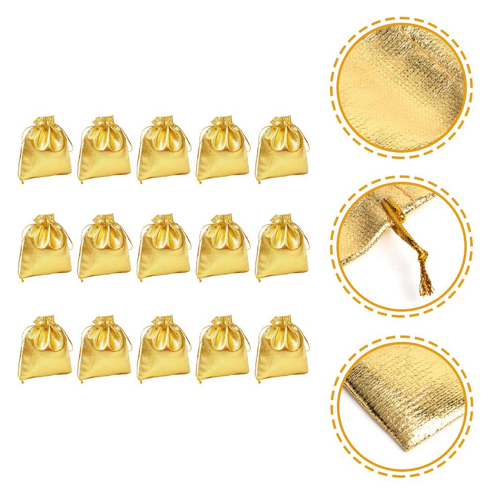 100Pcs Drawstring Gift Bags Small Jewelry Bags Lightweight Mini Gift Pouches for Party Favor Wedding Packaging