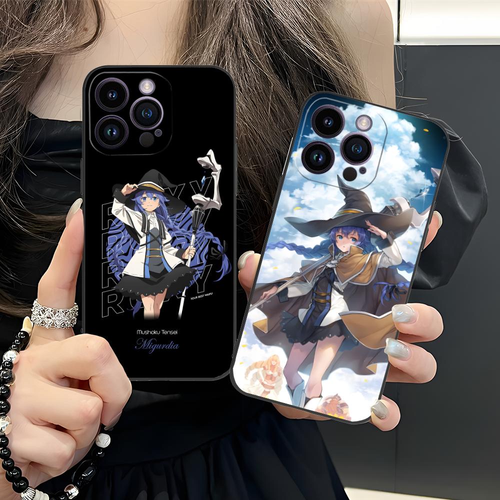 Mushoku Tensei Roxy Mobile Phone Case for iPhone 17 16 15 14 13 12 11 X XR XS 8 7 Air Pro Max Plus Mini Colorful Cover Pretty