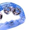LED Tambourine Light Up Musical Flashing Tamborine Toy Handheld Percussion Instrument for Teenagers Adults Wedding Party Favors
