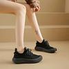 Round Foot Ete Spring Woman Heel Shoes Womens Sneakers Black Color White Heels For Women Sport Tnis Deporte Athletics Gym