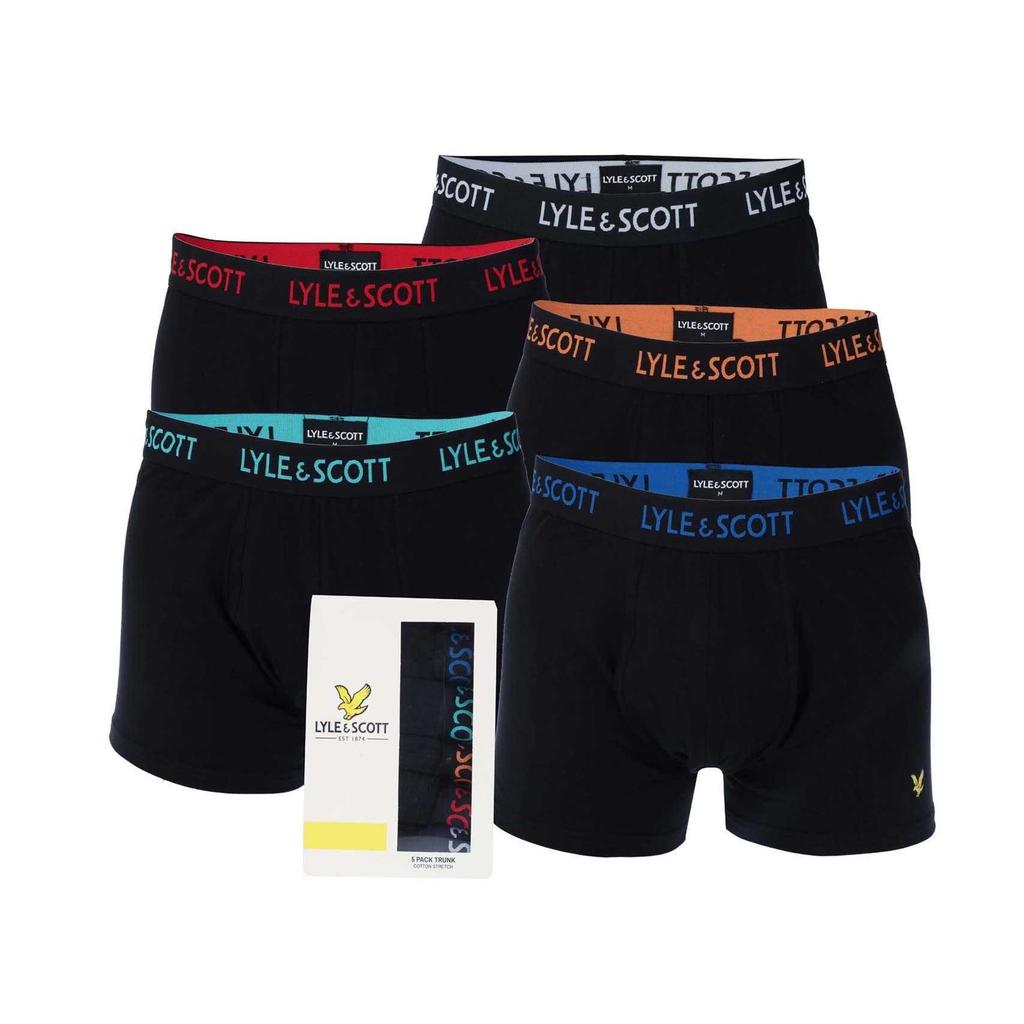 Lyle & Scott Mens Miller Boxer Shorts (Pack of 5)