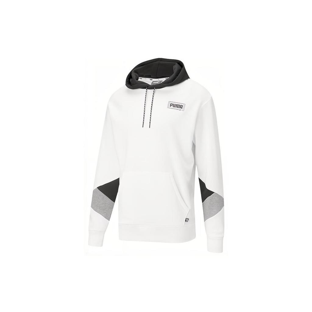 PUMA Rebel Sweatshirts Men's White Hooded Moderate Regular 588868-02