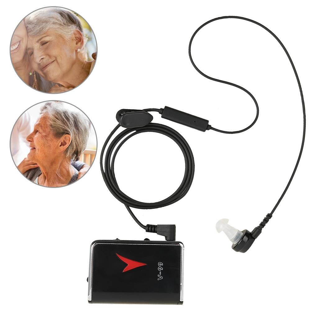 Pocket Hearing Aid Vioce Amplifier Sound Enhancement for Hearing Loss Seniors