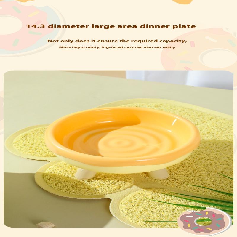 Cat Bowl Dog Bowl Pet Bowl Neck Guard Shock Proof Cat Food Bowl Water Bowl