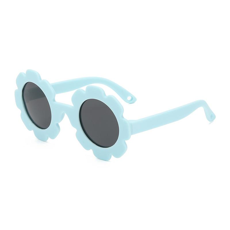 

Sunflower Sunglasses 0-3 Year Old Boys And Girls Anti Uv400 Silicone Soft Frame Polarized Lens Glasses Trendy Cool Sunglasses светло-синий