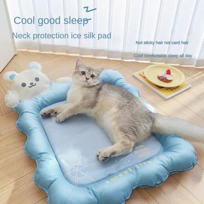 Pet Mat Cool Mat Summer Cooling Ice Silk Ice Nest   for Dogs and Cats Sleeping Pad