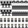 50 PCS Oscillating Saw Blades, Quick Release Multitool Blades Kit, HCS Tool Blades for Wood Plastic Metal Nails Bolts