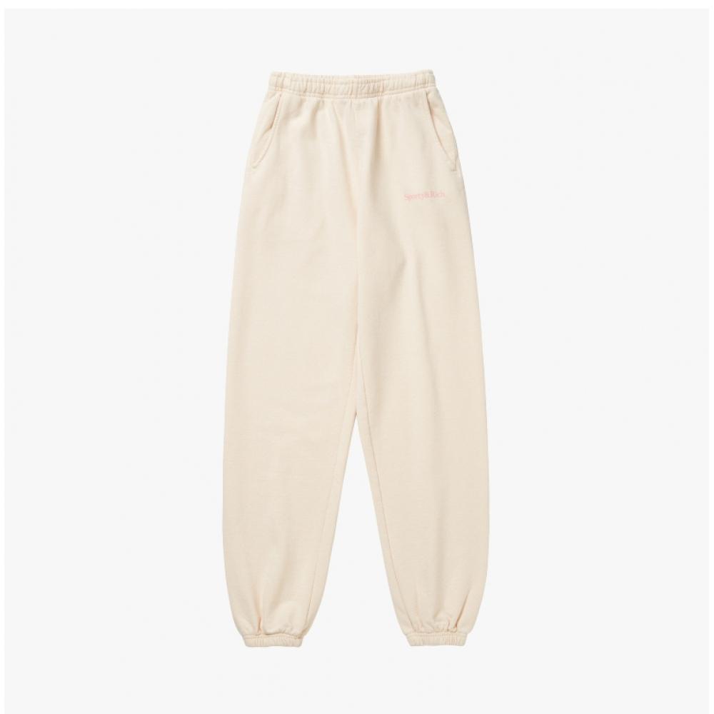 Sporty   Rich Sw631cr Serif  Serif  Logo Public Long Pants