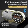 Kaasaskantav mini-FM-raadio juhtmevaba Bluetooth 5.0 kõlarid TF\USB\LED vilkuva funktsiooni tugi 3,5 mm kõrvaklappide MP3-mängija
