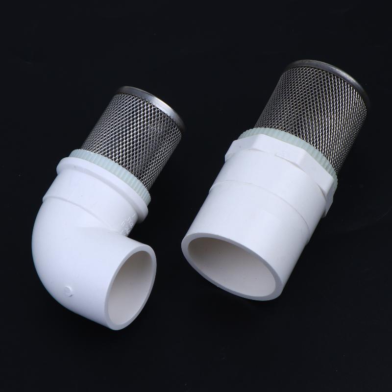 20~63Mm 304 Stainless Steel Filter Pvc Pipe For Small Aquarium Tank Water Pump Inlet Tube Filter Garden Drip Irrigation Filter