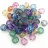 20pcs 14mm Mix Colour Big Hole Acrylic Beads Spacer Loose Beads for Jewelry Making DIY Handmade Bracelet Accessories(hole:5mm)