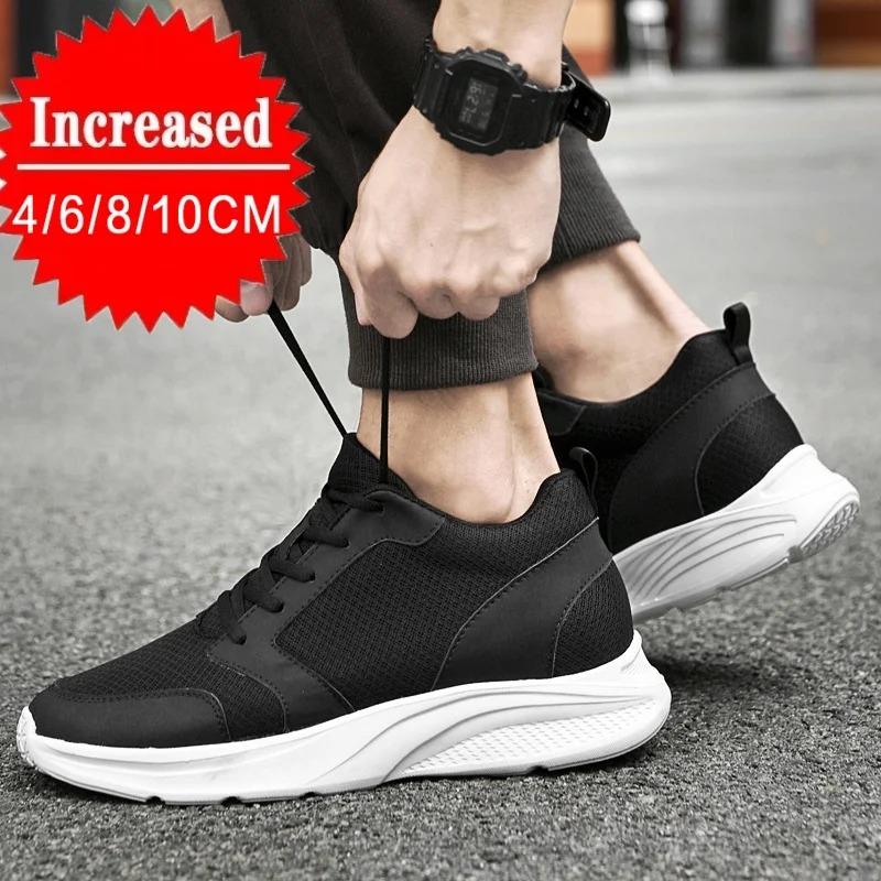 2026 Men Elevator Shoes Invisible Height Increase Sneakers Shoes for Men 4/6/8cm Casual Shoes Men's Lightweight Running Shoes