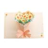 Popular 3D Handmade Christmas Bouquet Greeting Card