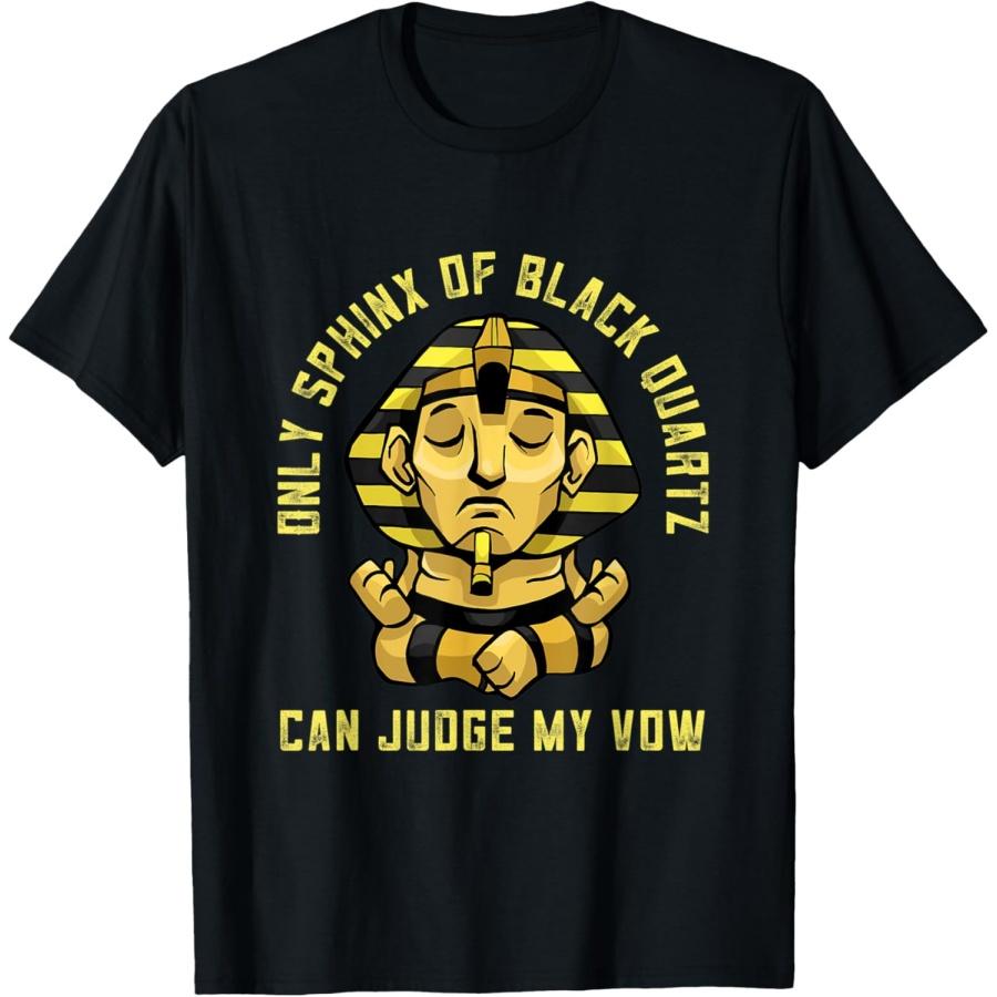 

Only Sphinx Can Jugde My Vow Mythological Sphinx T-Shirt XXXXXL чорний