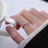 Adjustable Light Luxury Zircon Star Ring – Japanese & Korean Style