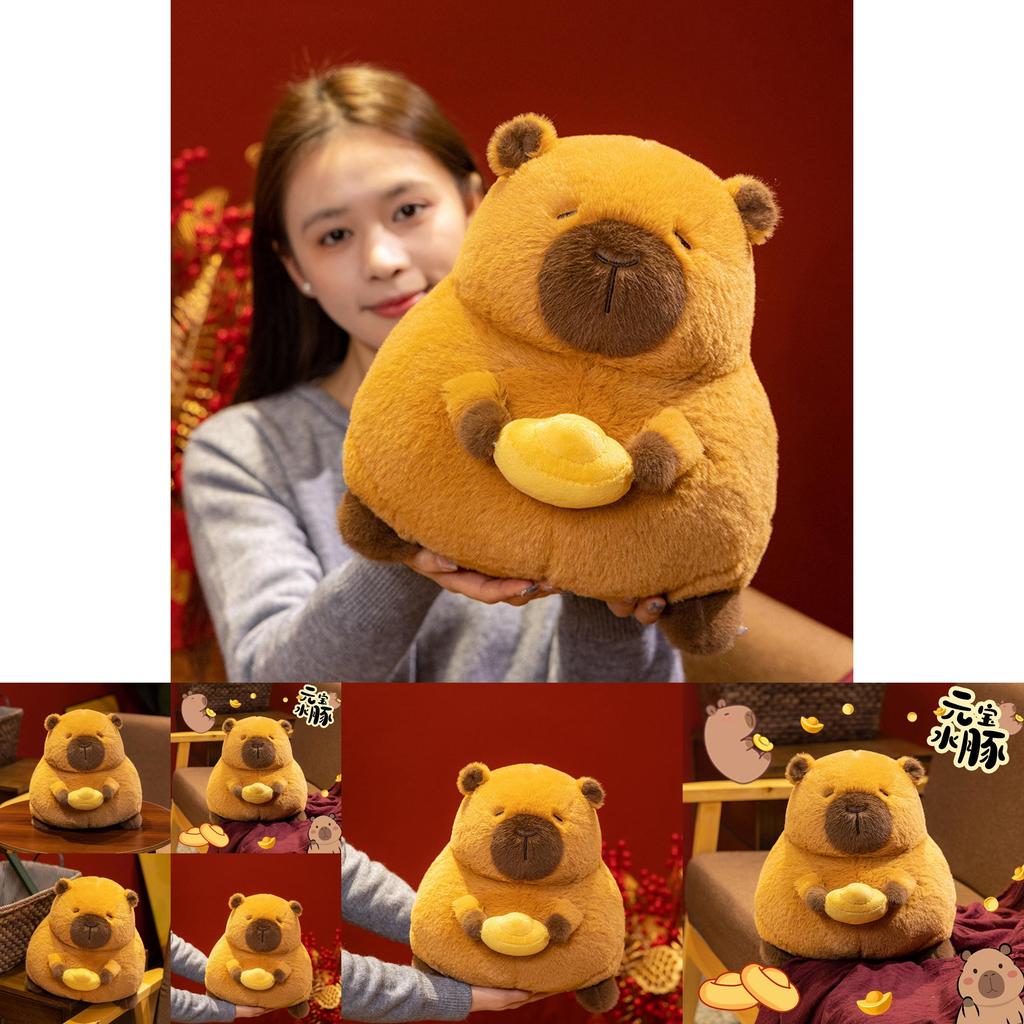Adorable Cartoon Capybara Plush Toy For Girls Perfect For Living Room Decoration