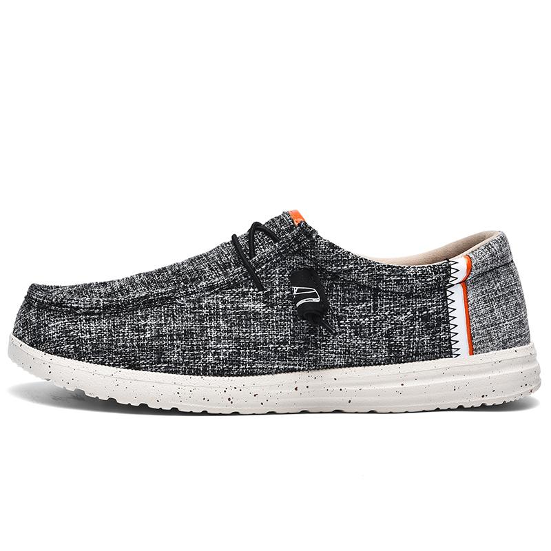Fashion New Large Size Men's Canvas Shoes Thick Sole Light Leisure Sneakers Men Loafers Walking Sports Fashion Men's Vulcanized Shoes