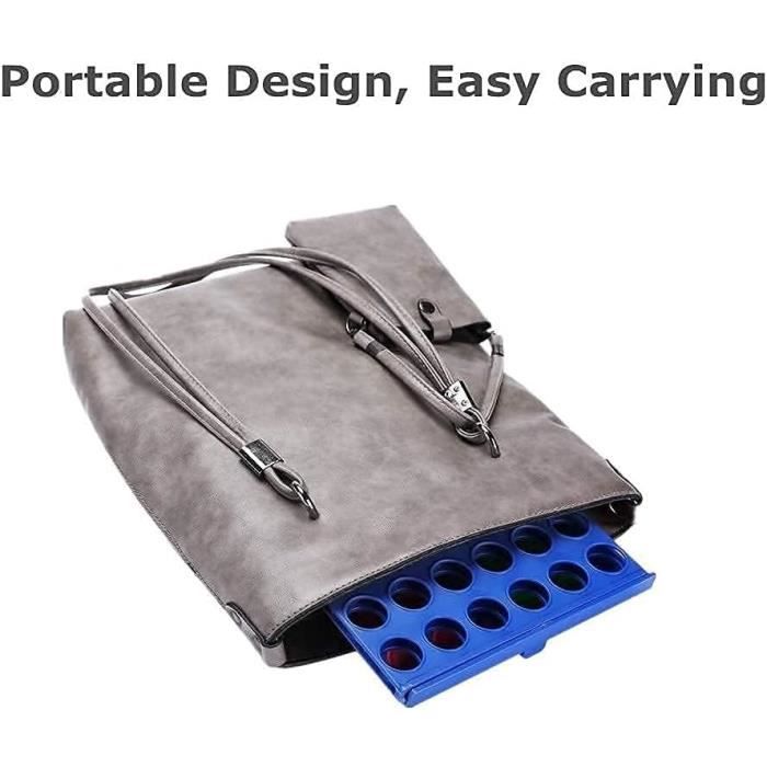 Pup Go Jeu Puissance 4 Classique - Jeux de Voyage,Jeu de Société de Strategie pour Enfant 3 4 5 6 7 8+ Ans et Adulte