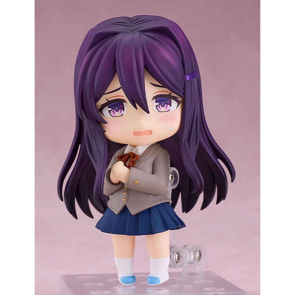 Doki Doki Literature Club Q Version Figures Monika Yuri Sayori Natsuki Cute Desktop Ornament Game Fan Collectible Holiday Gift