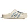 Adidas Adilette Clogs Comfortable Durable Closed Toe Slippers Unisex Footwear Off-White Blue JH9850