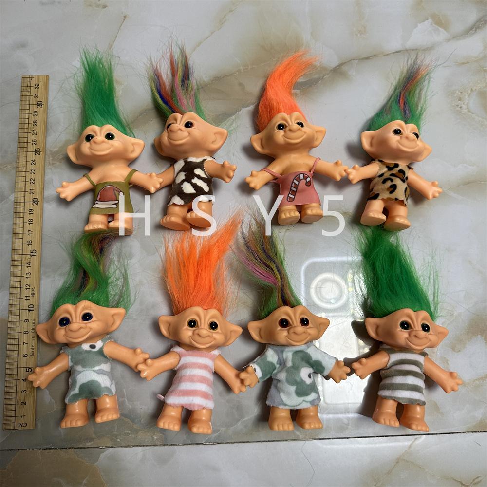 Multi-Style Optional Magic Hair Elves Troll Dolls Indian Hairy Ugly Baby Handmade Toy Gifts