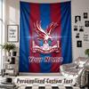Custom Tapestry Wall Hanging, Crystal Palace Personalized Name Text Home Wall Decor