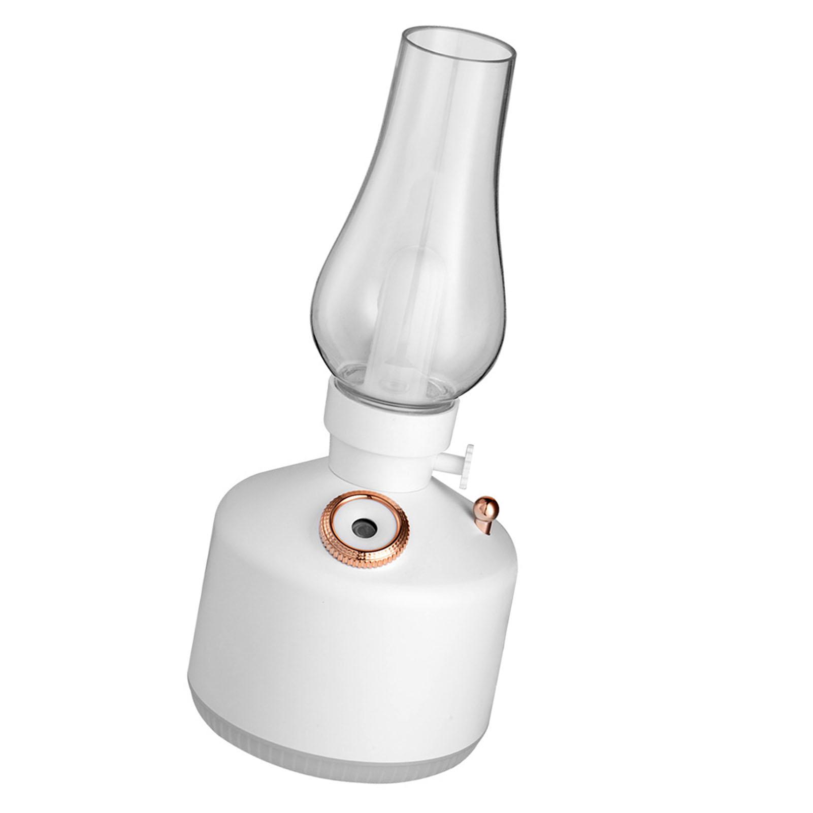 Lantern Humidifier Unique Retro Lamp USB Rechargeable Quiet Multifunctional Desktop Aromatherapy Humidifier for Room Decor