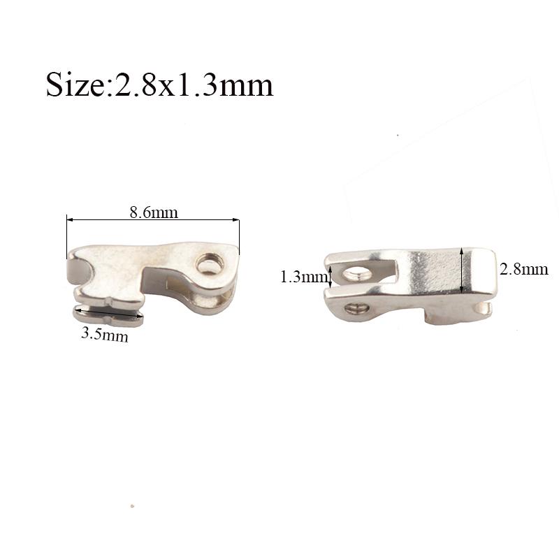 

20pcs(10pairs) Eyeglasses Hinge repair Replacement High Nickle Glasses Single Double Tooth Hinge Repair Accessory