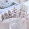 Children's Crystal Tiara Headband: Princess Crown Hair Accessory for Girls' Birthdays and Performances