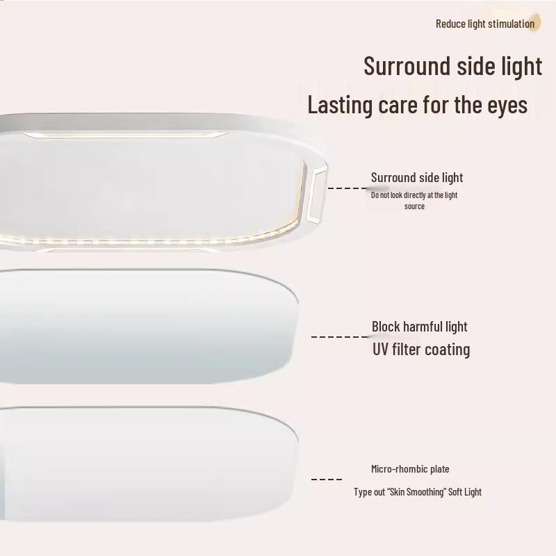 Live Streaming Soft Face Light with Desk and Floor Stand for Beauty and Photography