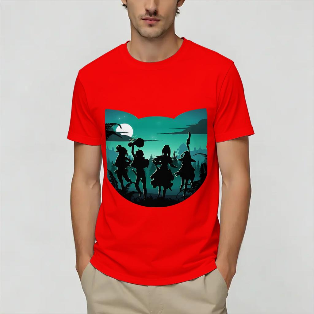 Crazy Megumin KonoSuba TShirt for Unisex O Neck Pure Cotton T Shirt Short Sleeve Tee Shirt Gift Idea Tops