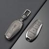 Leather Car Key Case Cover for BYD Song Plus Seal Atto 3 Han EV Dolphin Qin Plus U Dmi Protection Key Bag Keychain Accessories