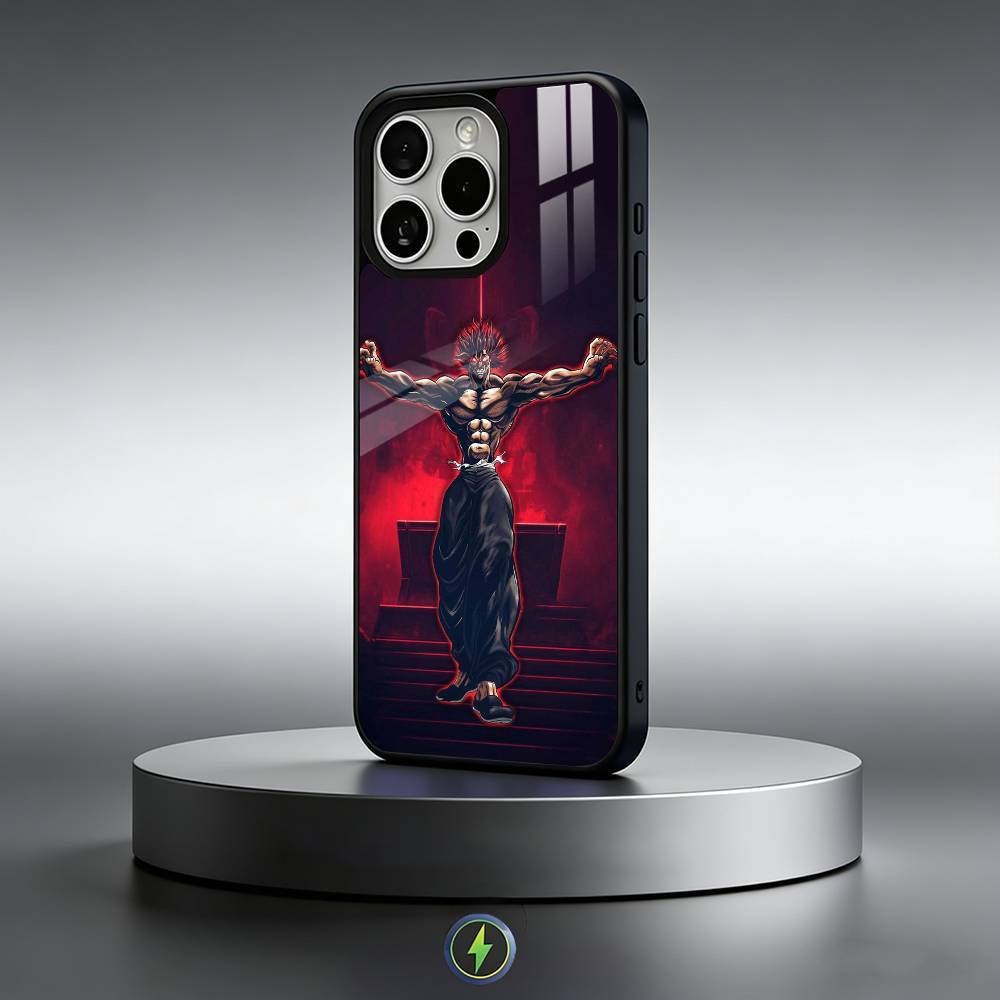 Anime B-Baki Hanma Phone Case For iPhone17,16,15,14,13,12,11 Plus,Pro Max Magnetic For Magsafe Wireless Charging