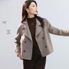 Handu Yishe Maillard Style Premium Wool Double-Faced Lapel Coat