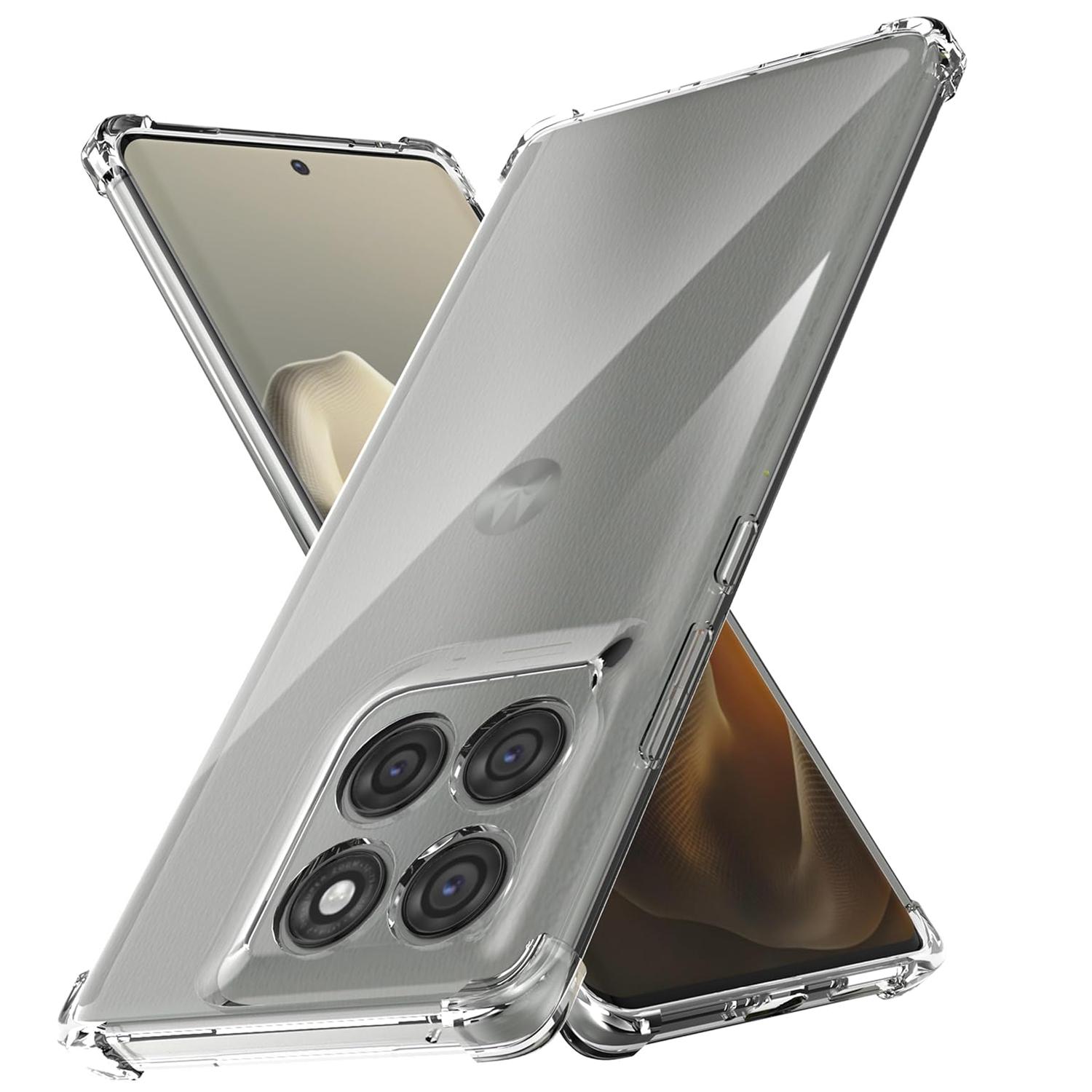 

TPU Transparent Case for Motorola Moto Edge 70 Protective Cover Four Corners Shockproof Bumper Coque Fundas Motorola Edge 70