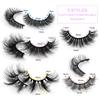 20 Pairs Of Mixed Imitation Mink False Eyelashes Naturally Curled Eyelashes Nude Makeup Thick Eyelashes