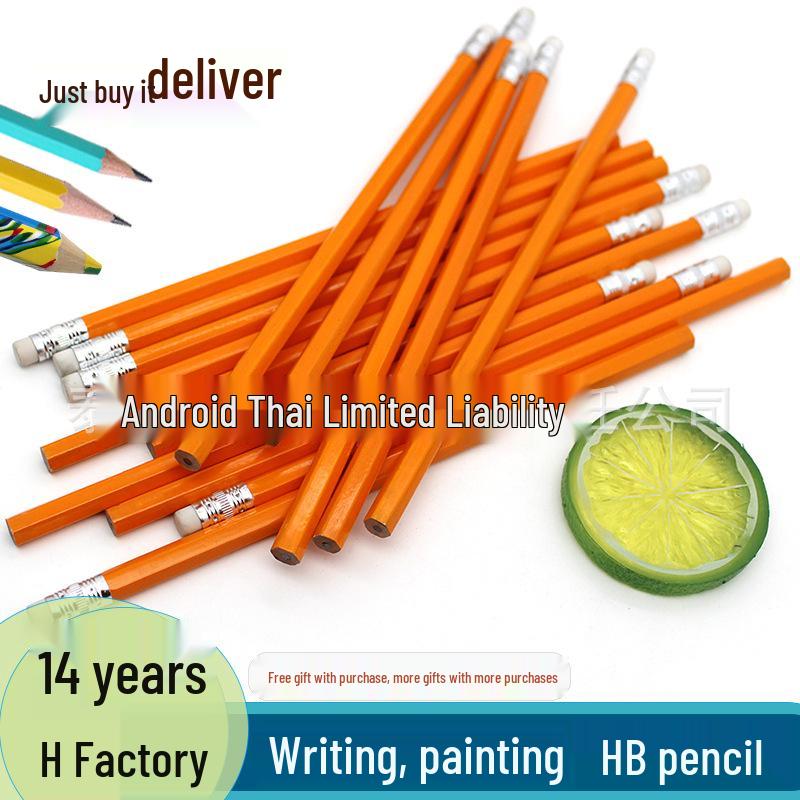 

Hexagonal Wooden Pencil for Kindergarten and Primary Students HB чёрный
